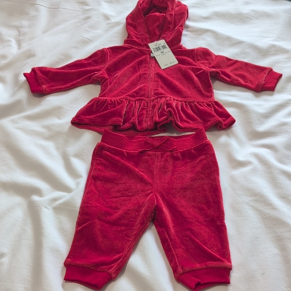 NWT. Ralph Lauren Kids Red Matching Set